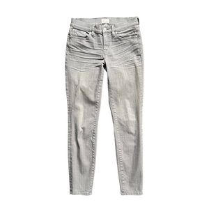 J.Crew Toothpick Grey Skinny Leg Stretchy Casual Jeans Denim Pants EUC 26